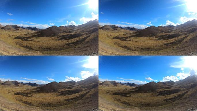 西藏高原延时摄影米拉山口