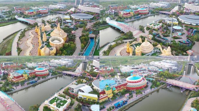 4K原素材-上海自贸区临港新片区地标场馆