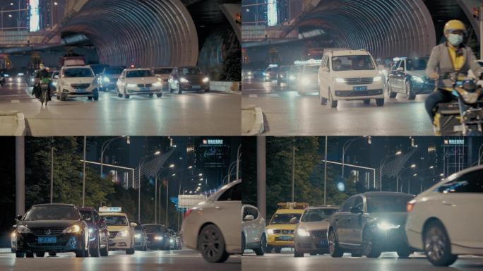 【4K】2020武汉中北路城市夜景车流
