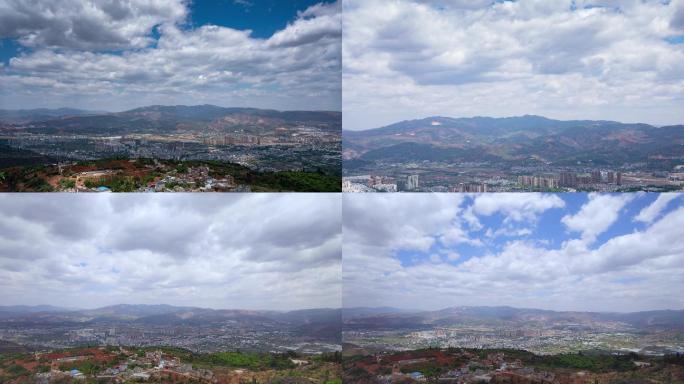 4K超清城市延时摄影（云南富民县）
