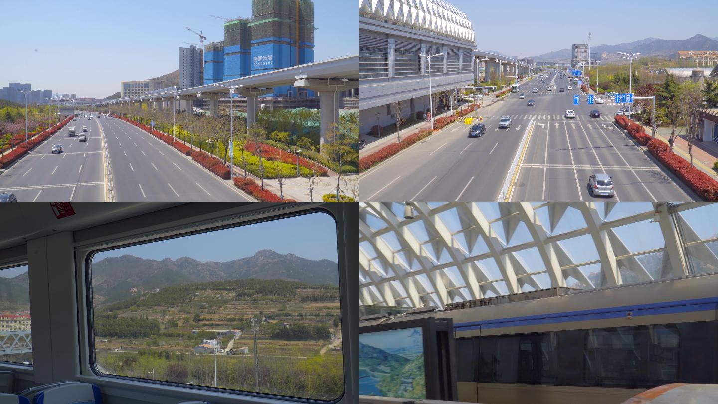 4K青岛地铁宣传片素材-城市地铁交通