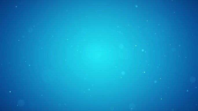 干净简洁蓝色粒子光斑背景视频