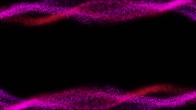 3773 4K紫红粒子波浪