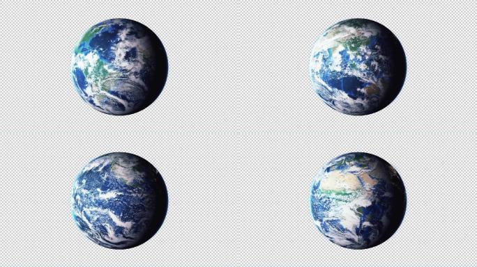 5K地球旋转（无限循环带通道）