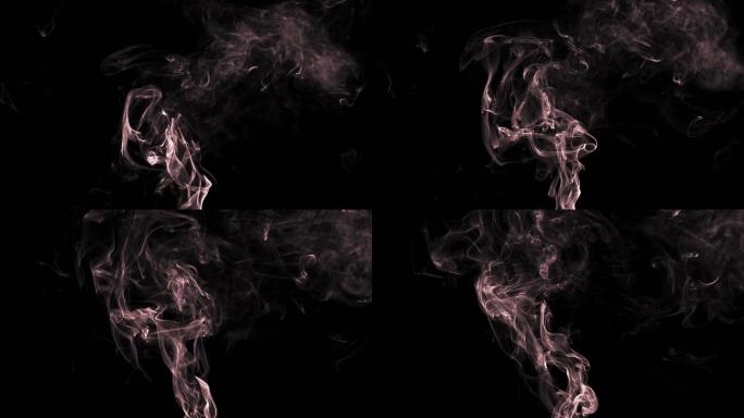 透明的烟雾效果（带有通道）