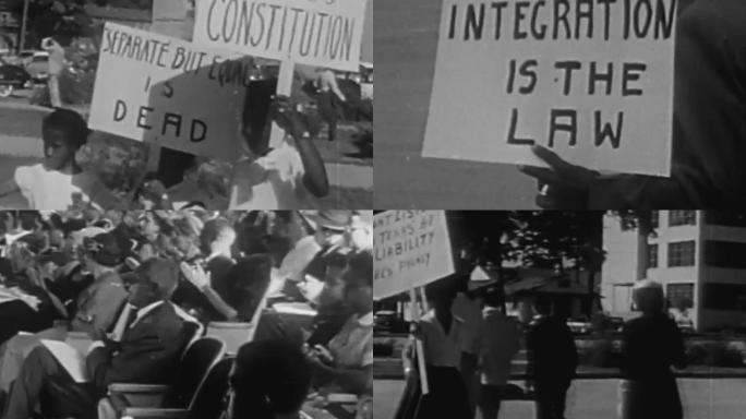 20世纪50年代的民权抗议活动