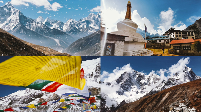 【有版权】唯美珠峰雪山实拍