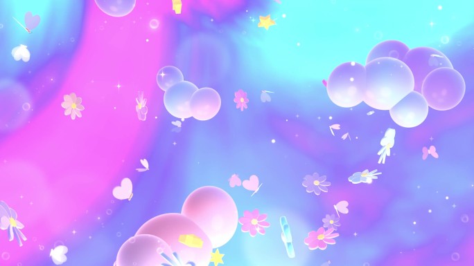 气球花朵空间穿梭嘉年华
