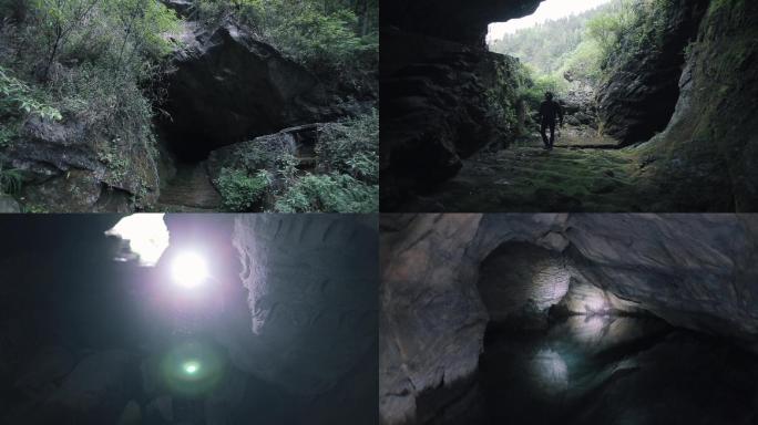 天然洞穴探险