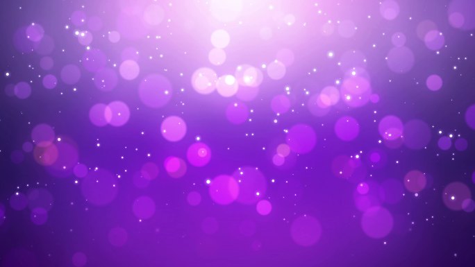 4K光斑紫色粒子雨背景循环