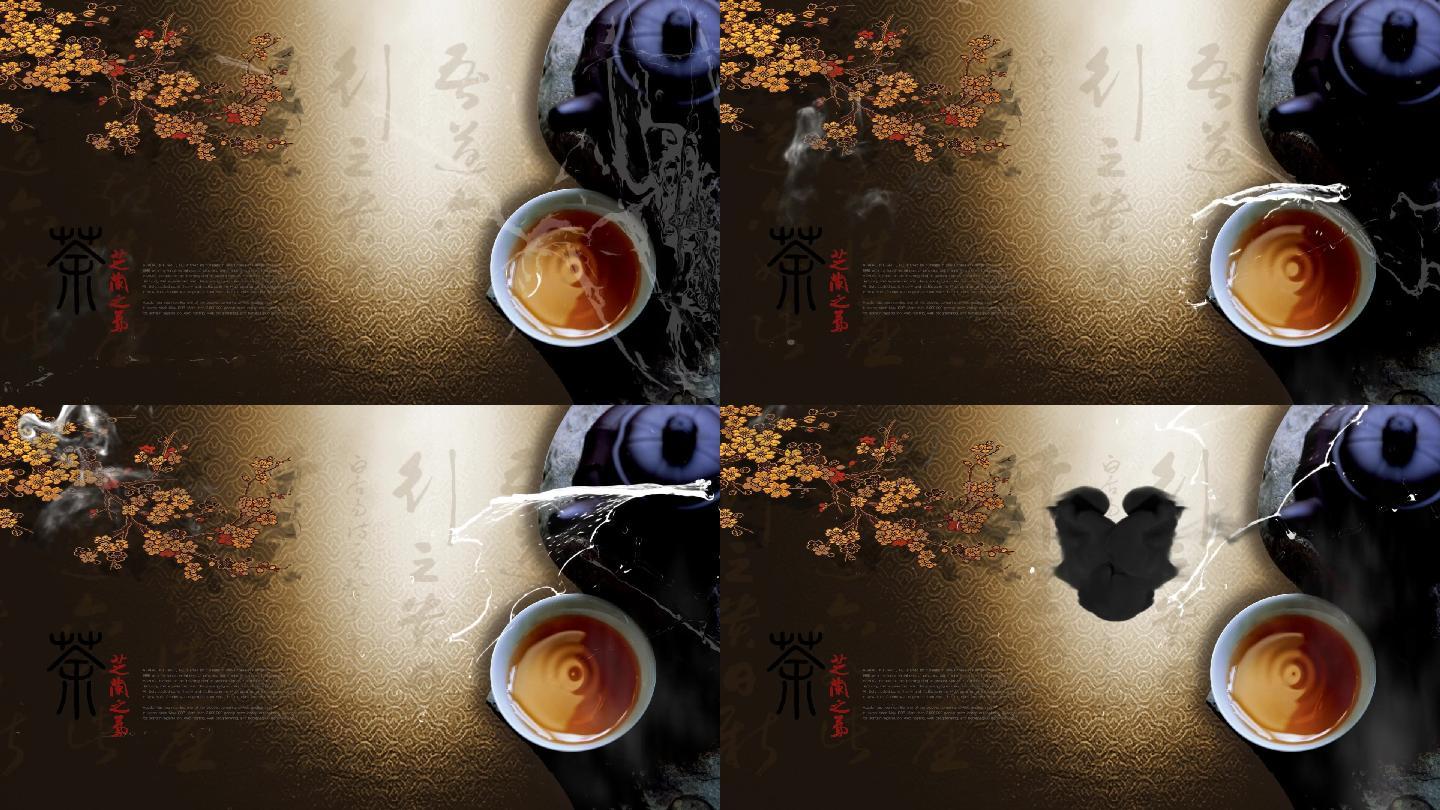 水墨风茶文化