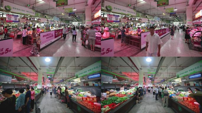 菜市场，农贸市场（4K)
