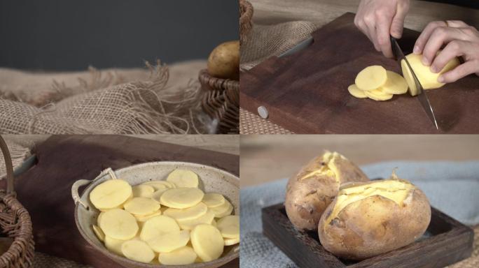 土豆淘宝视频马铃薯土豆片切菜地豆