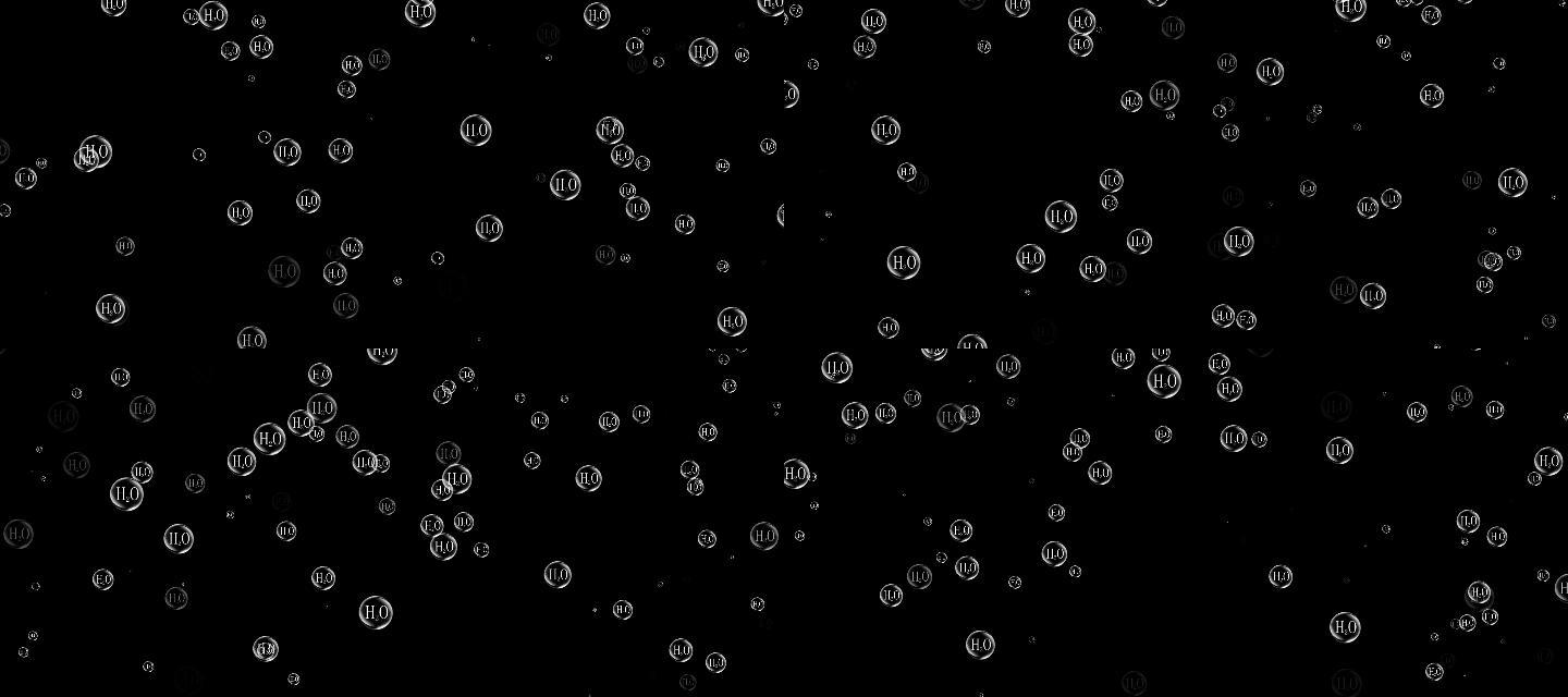 水元素泡泡上升带通道可循环视频素材