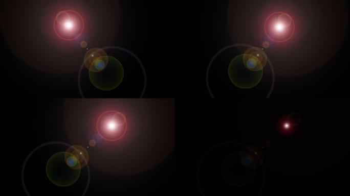 4K镜头光晕日晕光晕光效ALpha