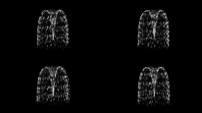 卡通喷泉 带通道素材