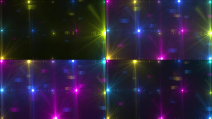 4K循环多彩灯光闪烁