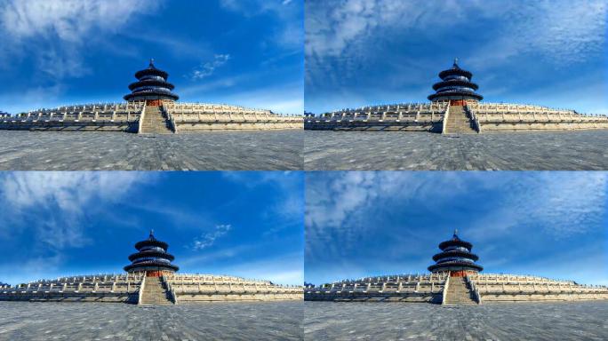 北京天坛祈年殿延时摄影
