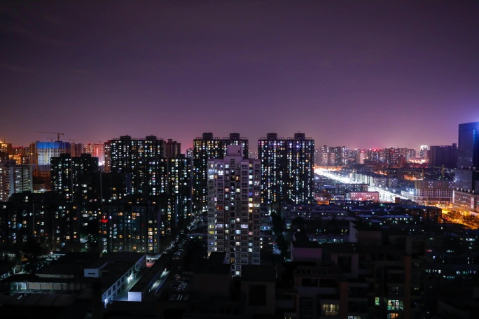 都市夜景延时摄影