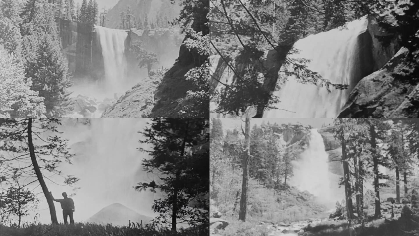 30年代约塞米蒂国家公园(瀑布）