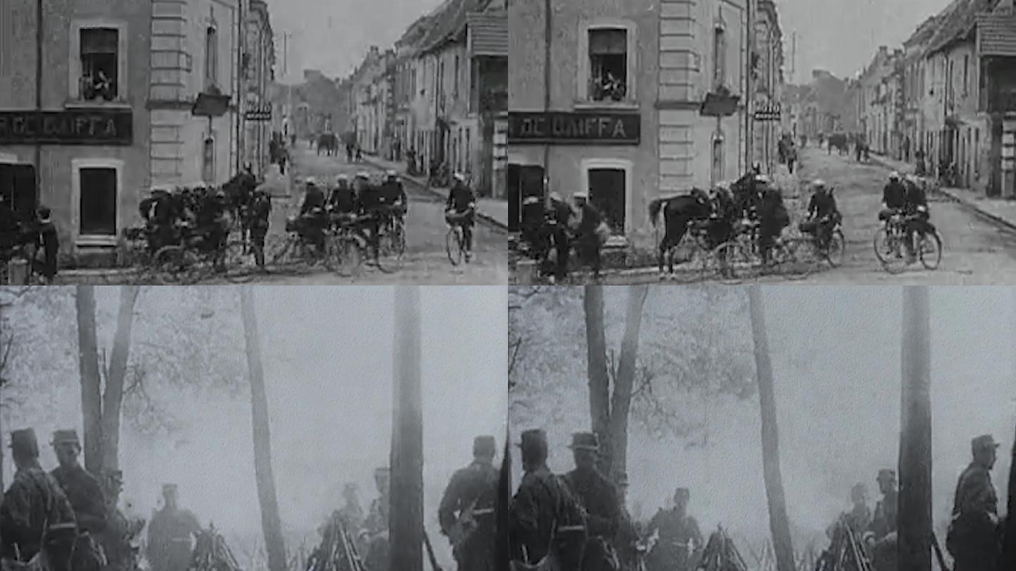 法国士兵自行车队
