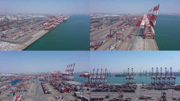 4K-原素材-天津港口