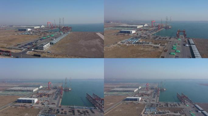 4K-原素材-天津塘沽码头