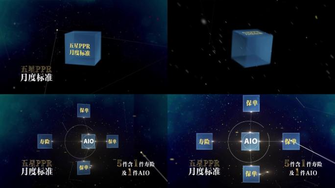 立体盒子、高科技，三维空间