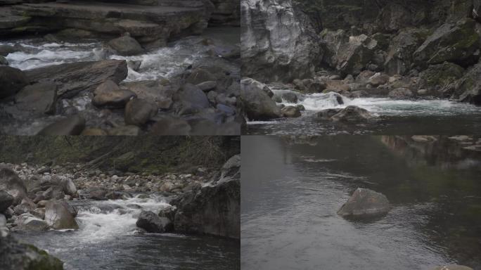 湖北神农架原生态水源河流