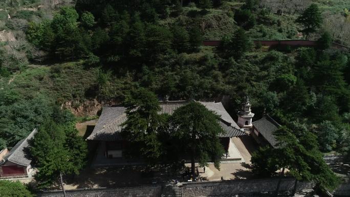 五台山佛光寺大全景航拍