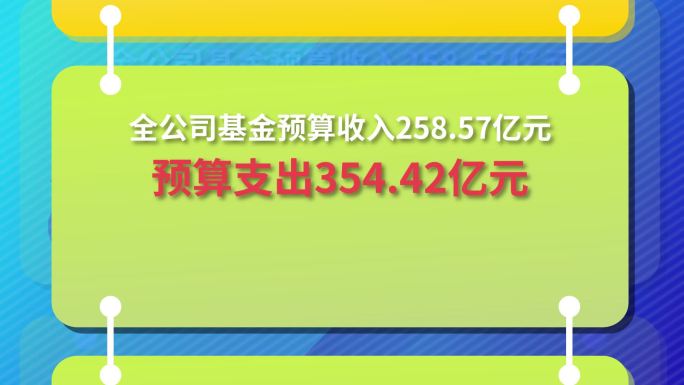 创意数据展示AE模版