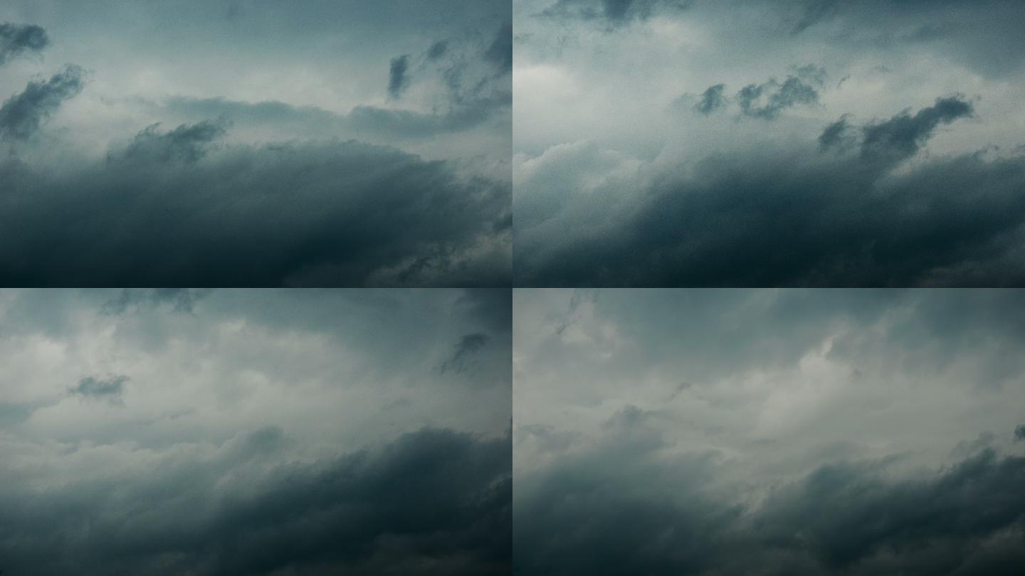 天空乌云变化延时摄影4K