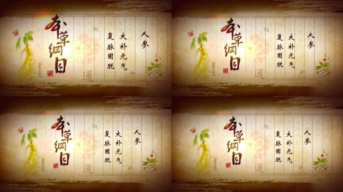 【原创】本草纲目人参介绍说明落版