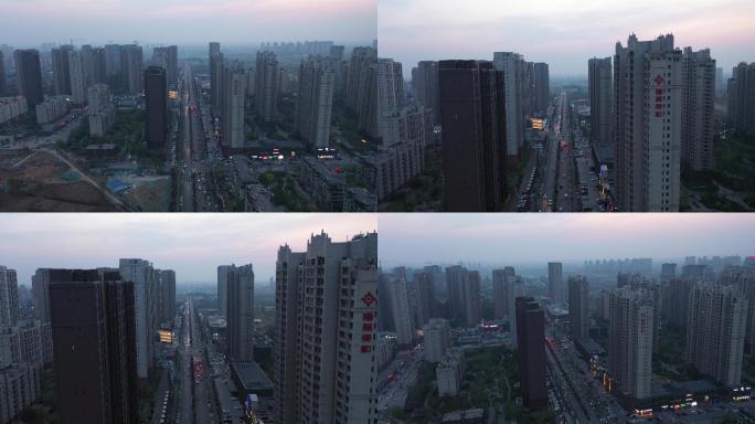 4K-原素材-唐山城市居民区