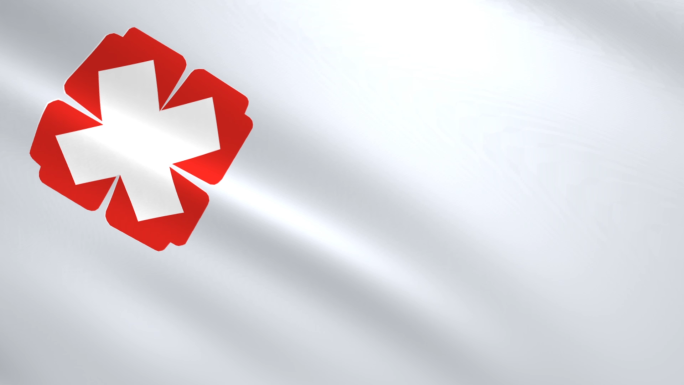 红十字医疗旗帜循环