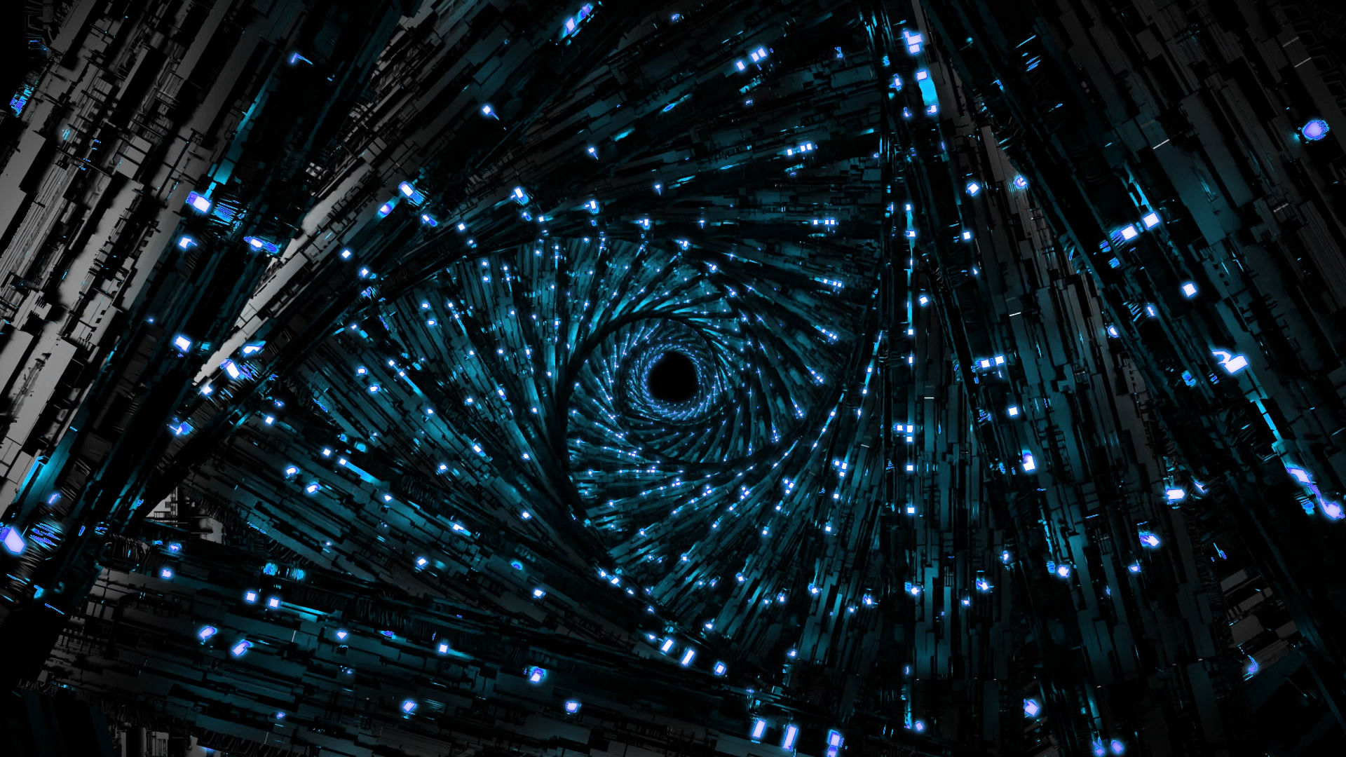 【2k】机械科技感隧道穿梭循环