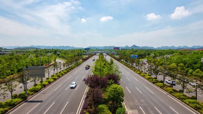 高速公路车流延时