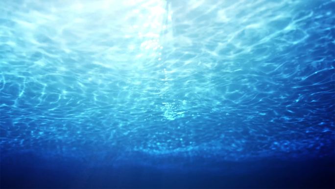 【原创】4K水底拍摄大海水面