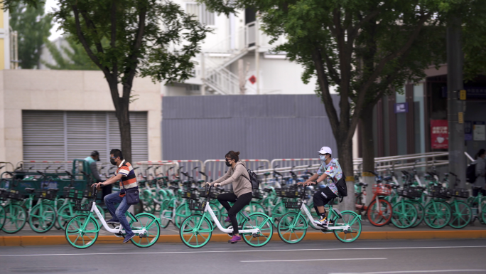 共享单车是美好城市的风景线