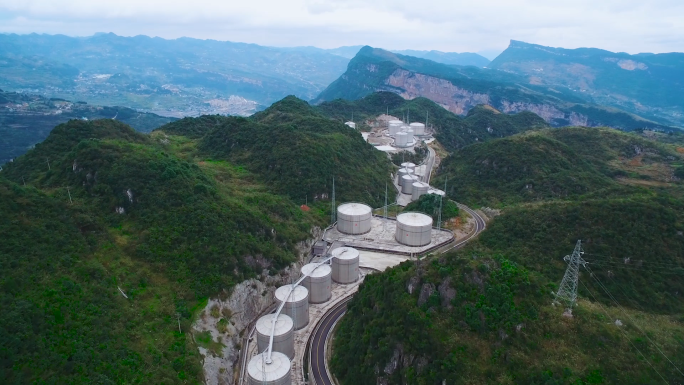 赤水河郎酒生产基地航拍