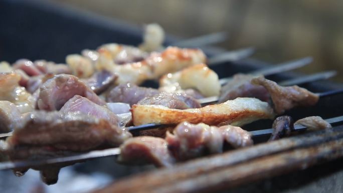 新疆烤肉羊肉串