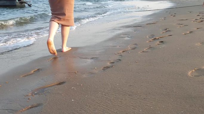 海边漫步
