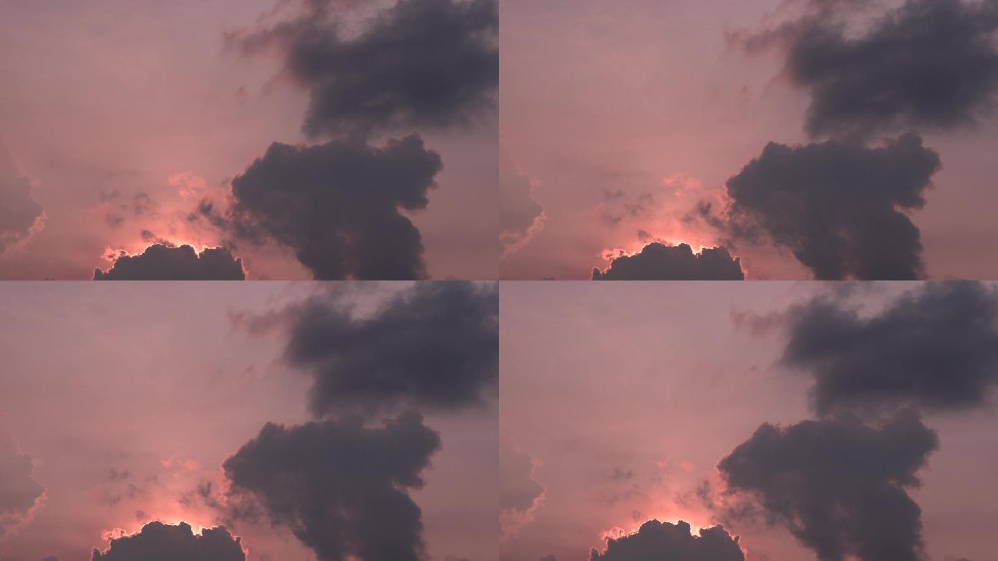 乌云遮蔽红日