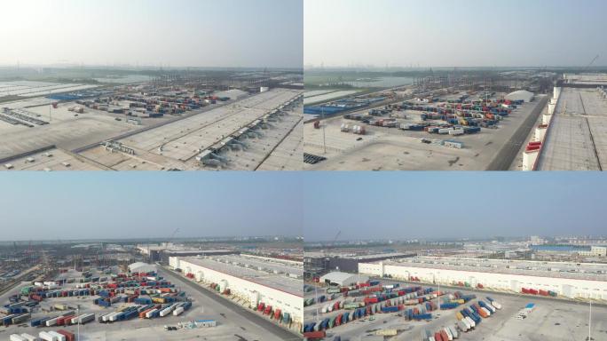 4K原素材-上海临港新片区特斯拉超级工厂