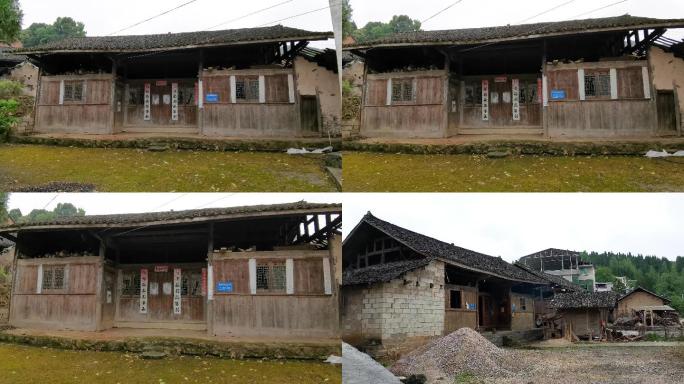 4K实拍农村废旧木房2组