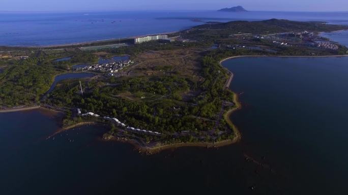 青岛黄岛经济贸易中心CBD唐岛湾湿地公园