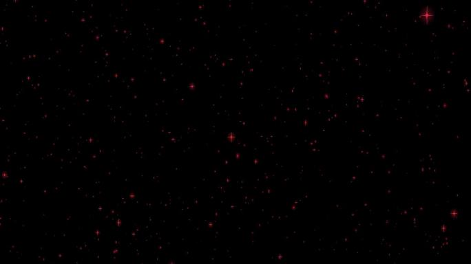 4k红星闪烁带透明通道可多次叠加