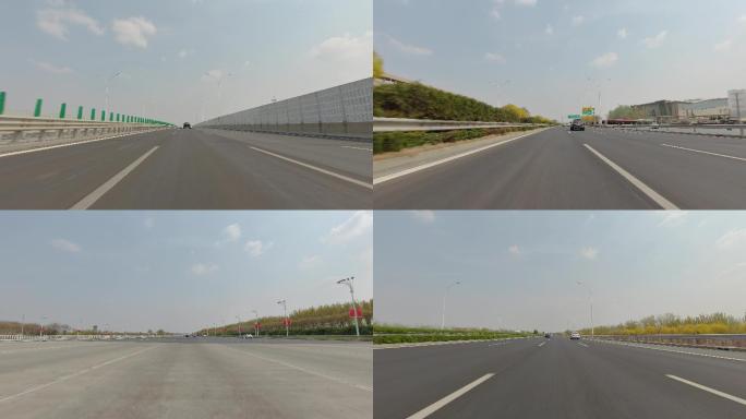 4K-HLG原素材天津市区到滨海新区高速