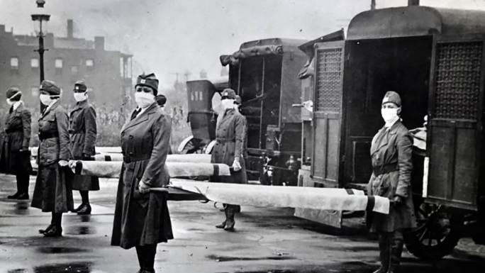 1918年西班牙流感史料照片回放带工程资