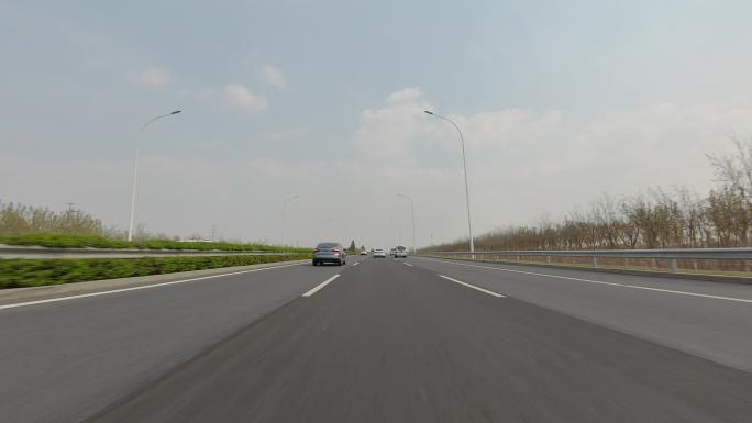 4K-HLG原素材-天津津滨高速航拍
